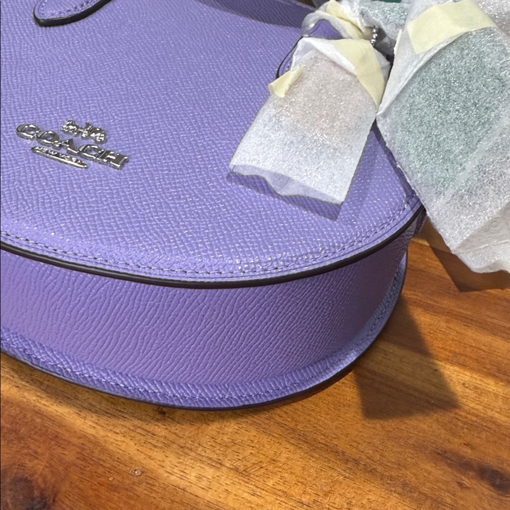 Coach CR253 Blueberry Crossbody In Light Violet NWT - Picture 9 of 12
